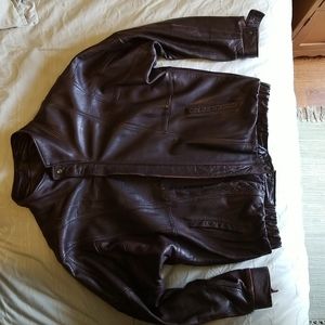 Vintage Mens Leather Jacket